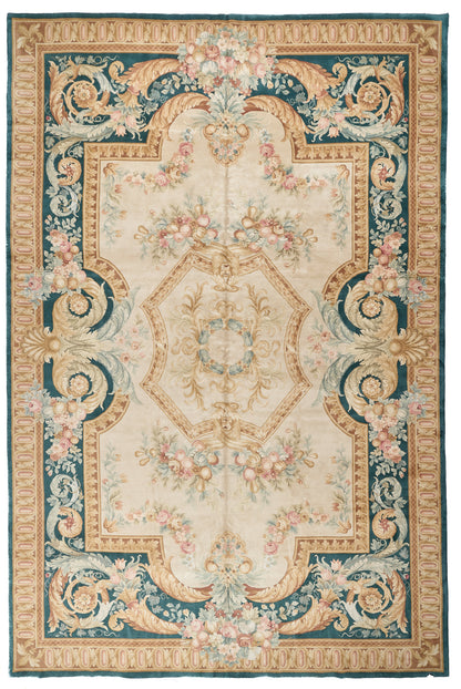 8079 Hand Knotted Savonnerie Carpet