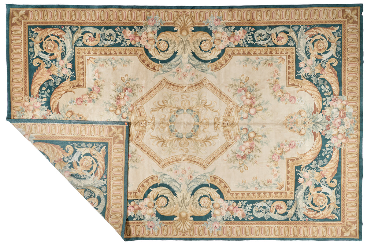 8079 Hand Knotted Savonnerie Carpet