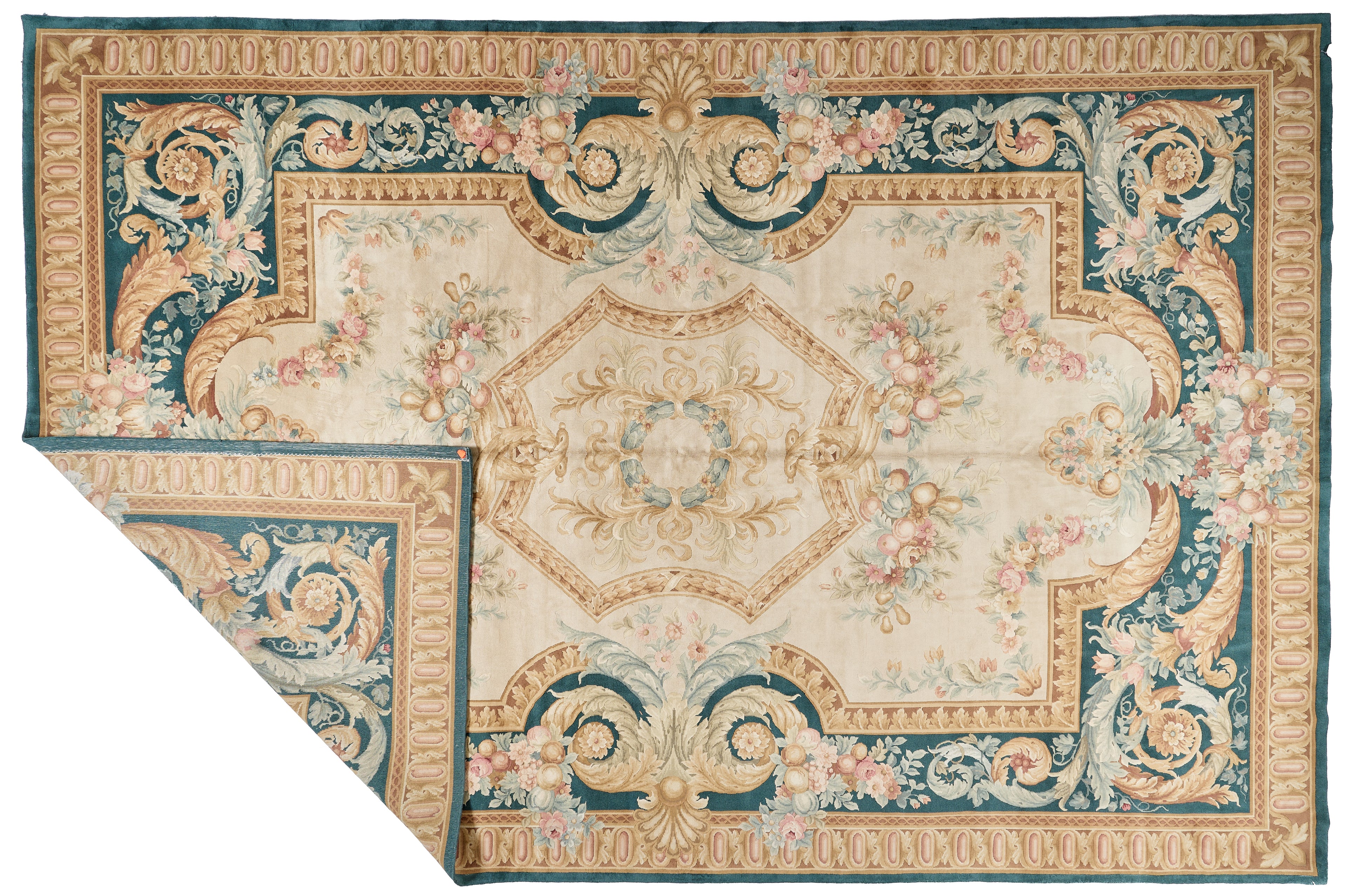 8079 Hand Knotted Savonnerie Carpet