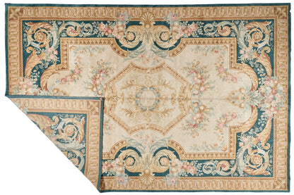8079 Hand Knotted Savonnerie Carpet