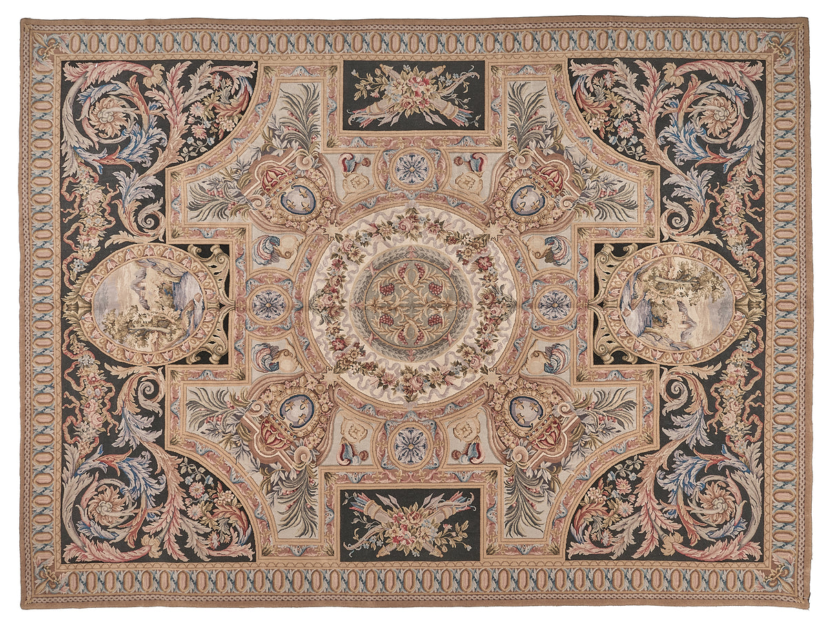 8080 Hand Knotted Savonnerie Carpet
