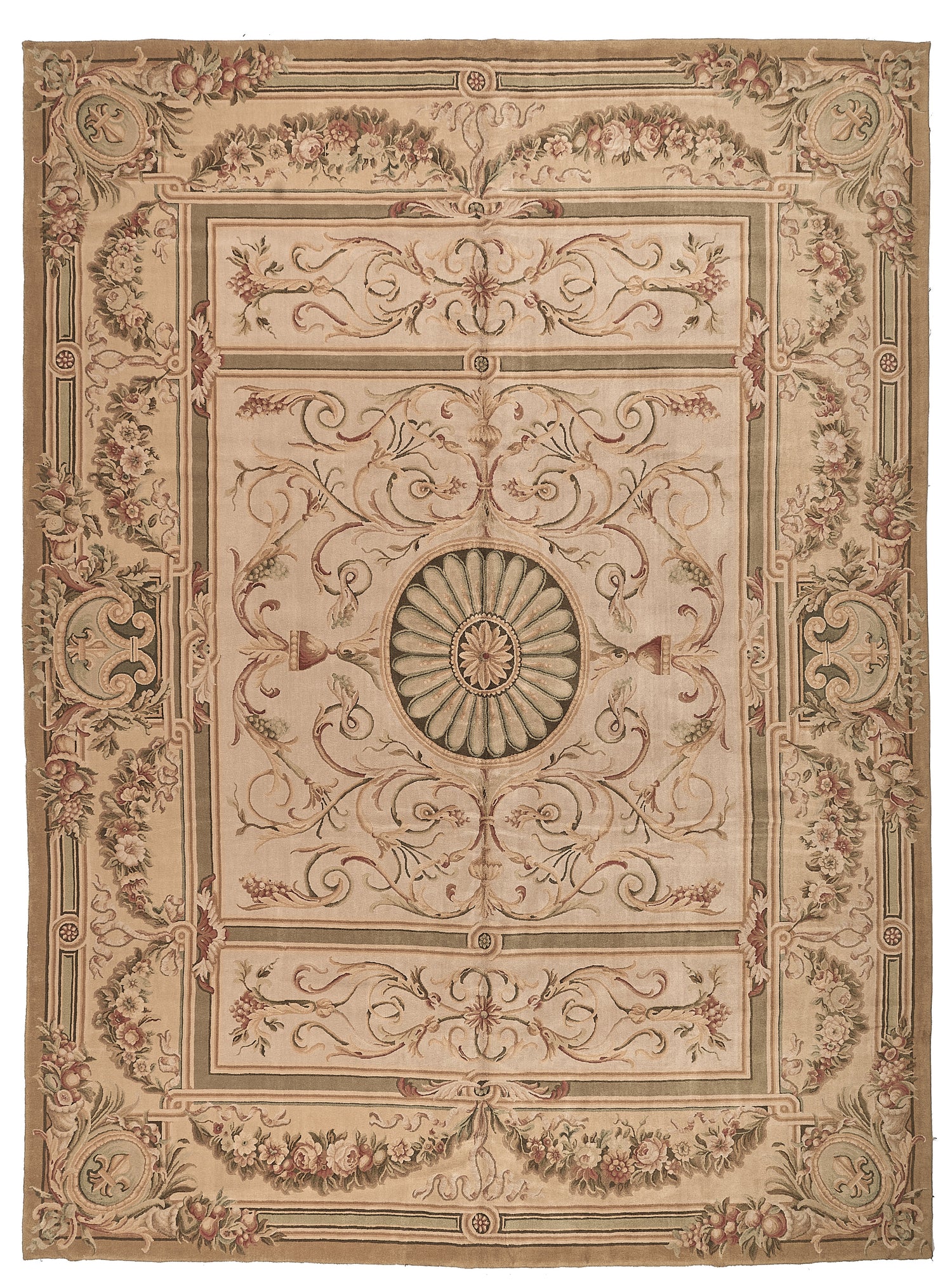 8081 Hand Knotted Savonnerie Carpet