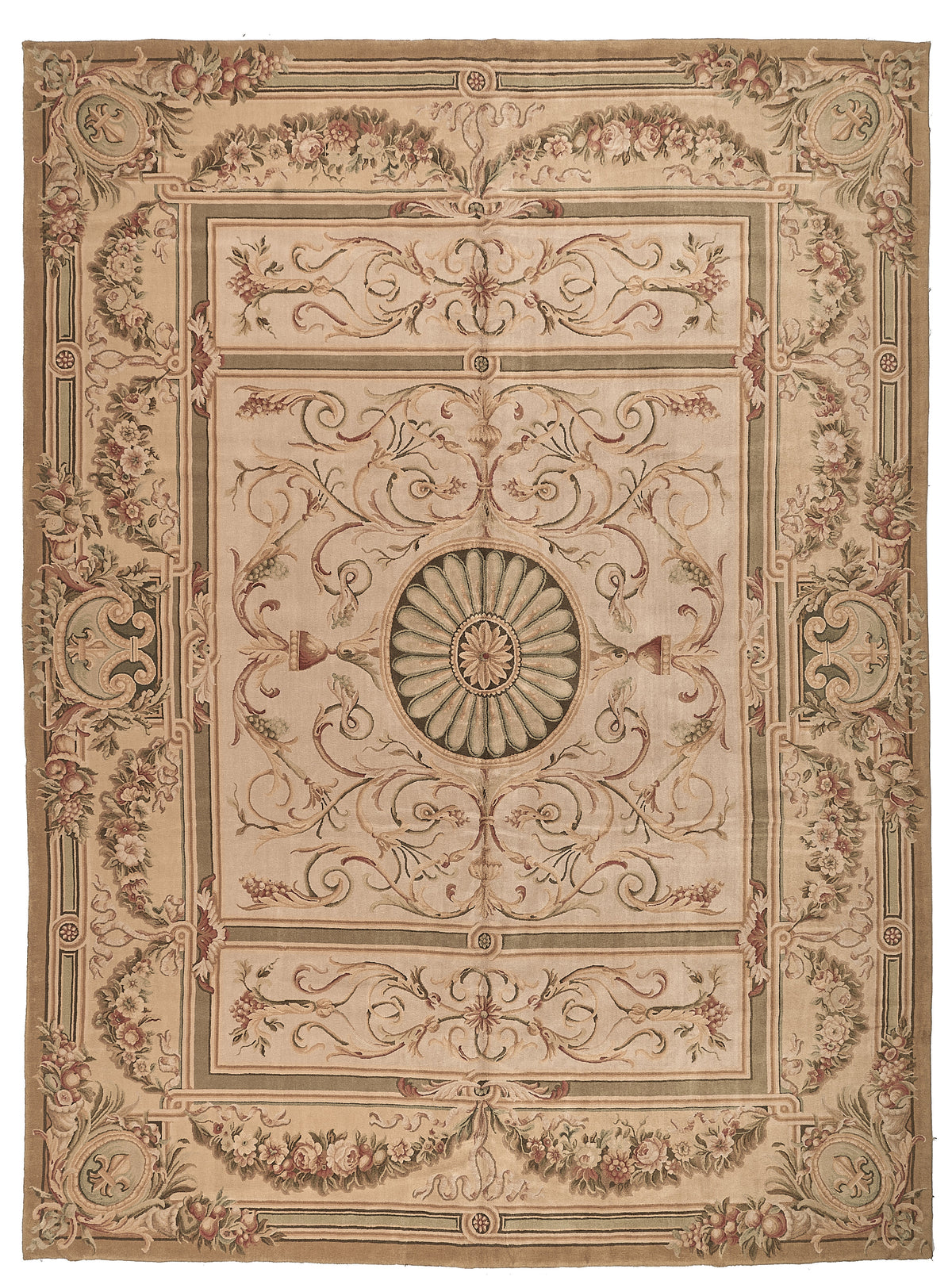 8081 Hand Knotted Savonnerie Carpet