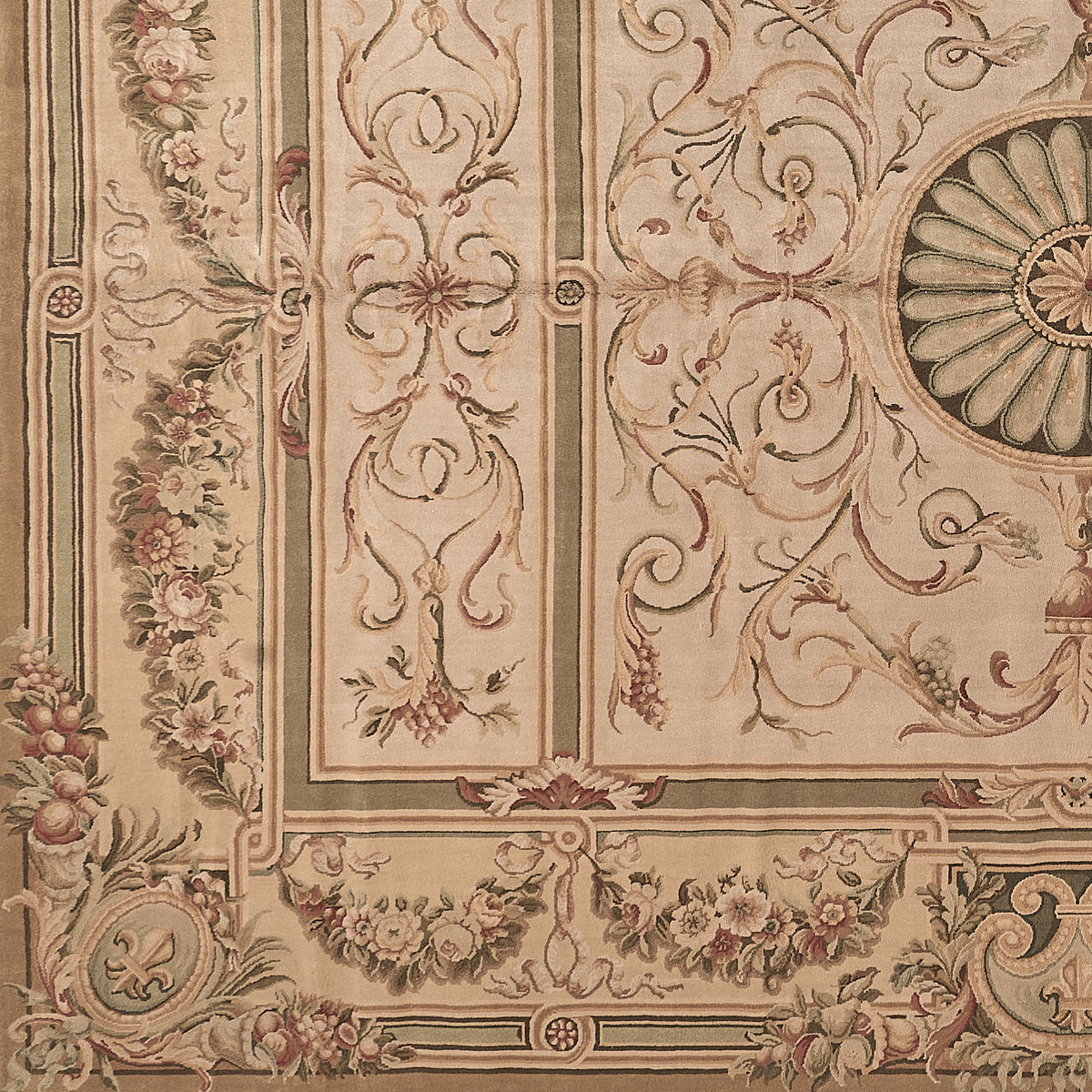 8081 Hand Knotted Savonnerie Carpet