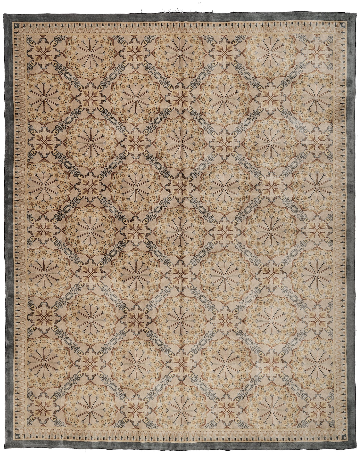 8082 Hand Knotted Savonnerie Carpet