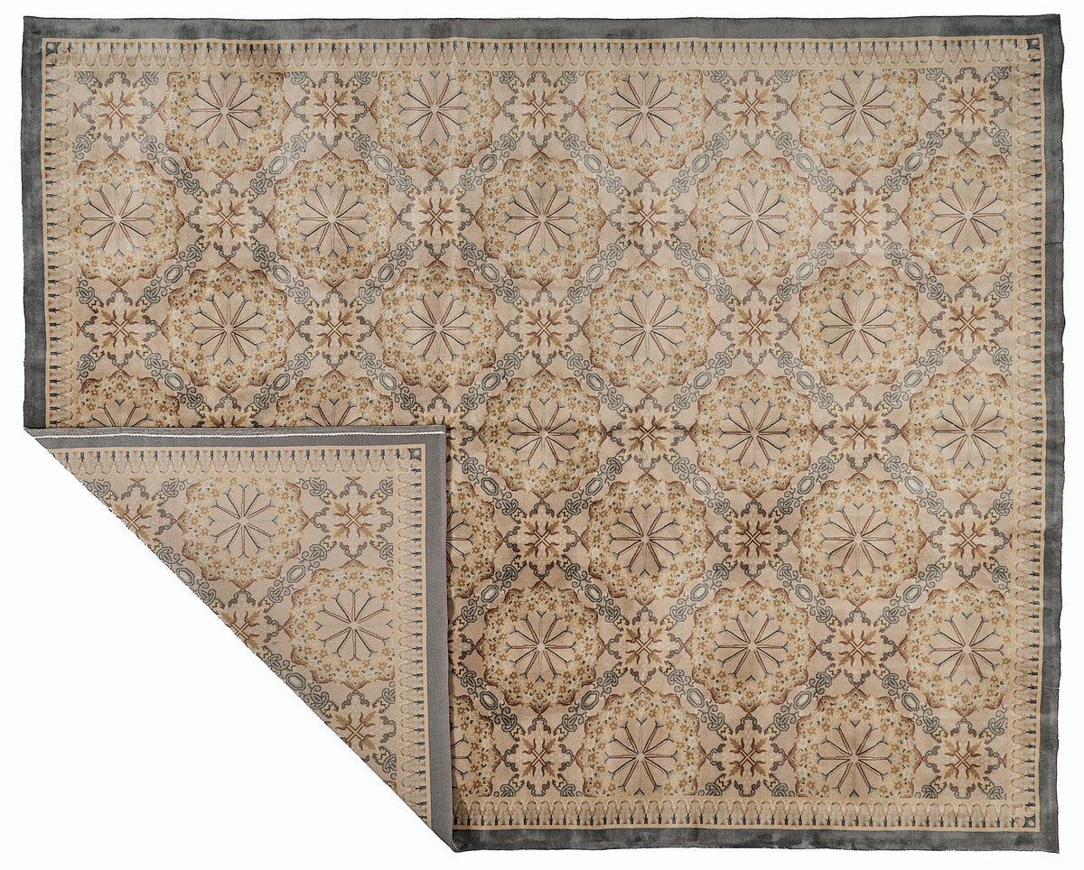 8082 Hand Knotted Savonnerie Carpet