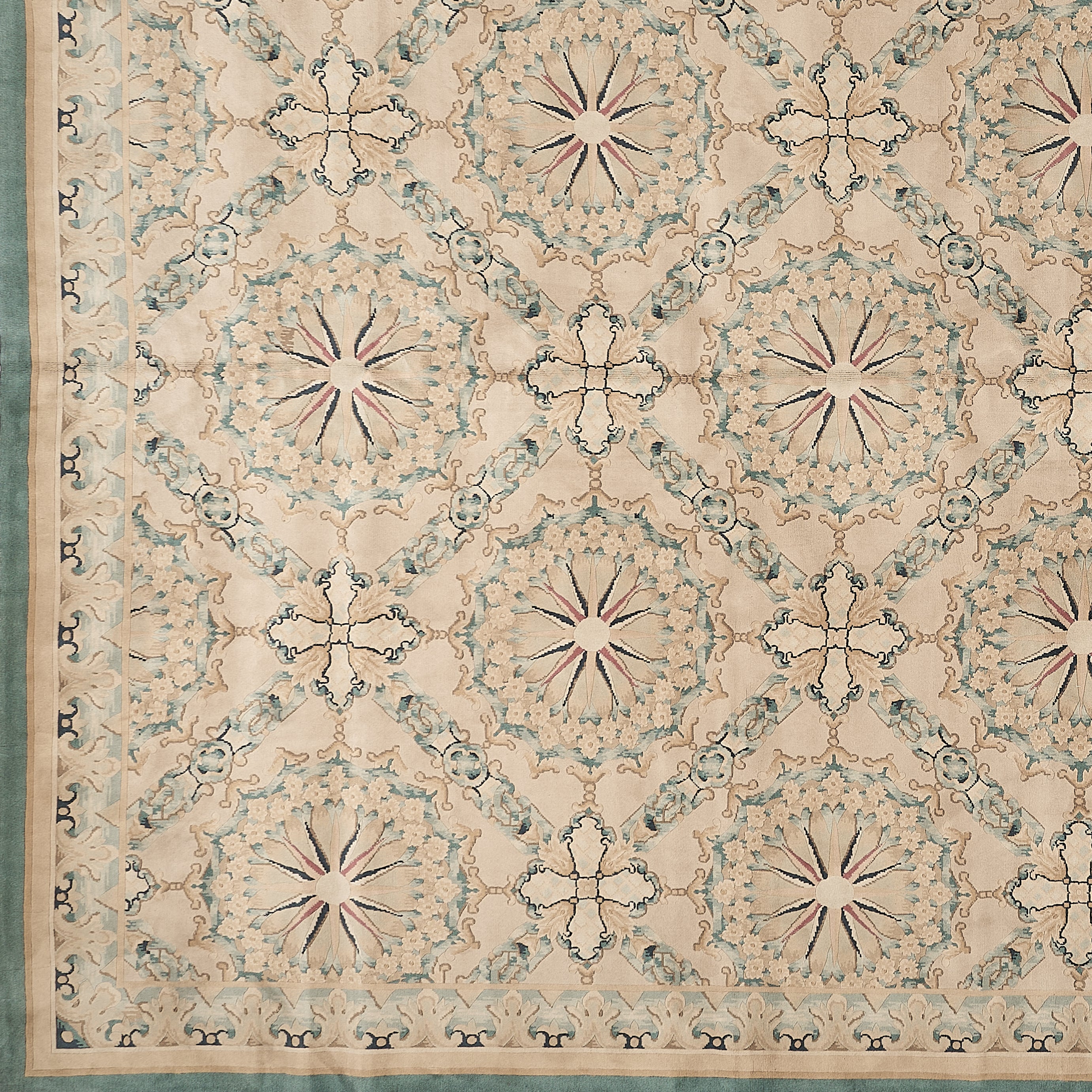 8083 Hand Knotted Savonnerie Carpet