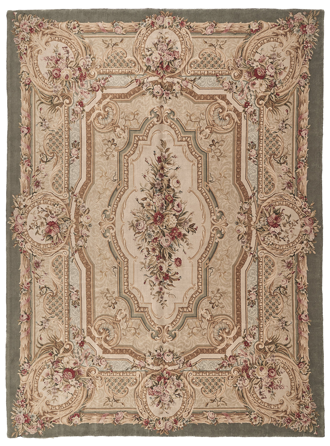 8086 Hand Knotted Savonnerie Carpet
