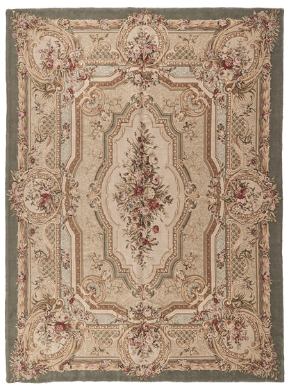 8086 Hand Knotted Savonnerie Carpet