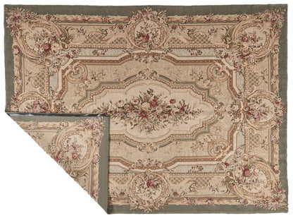 8086 Hand Knotted Savonnerie Carpet