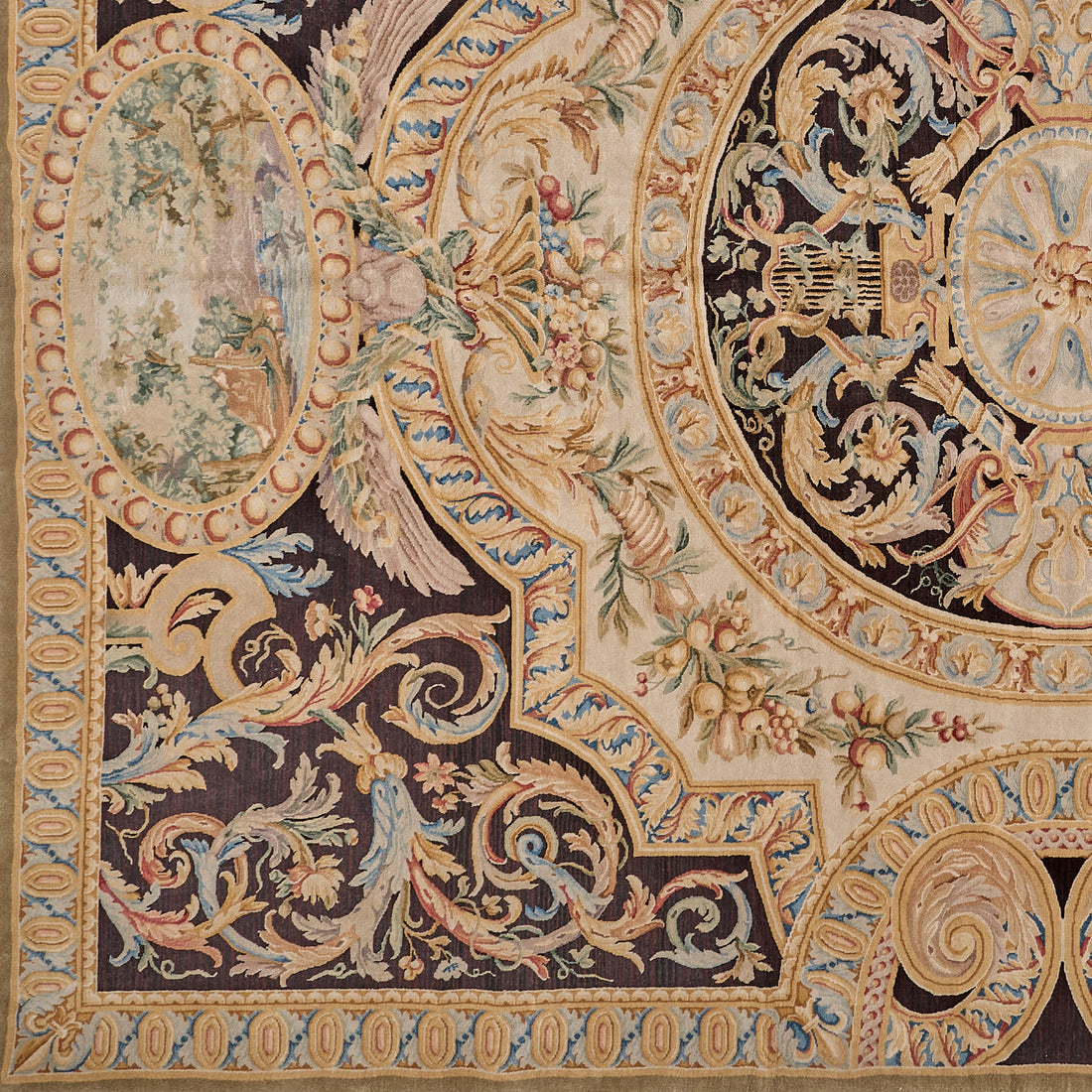 8087 Hand Knotted Savonnerie Carpet