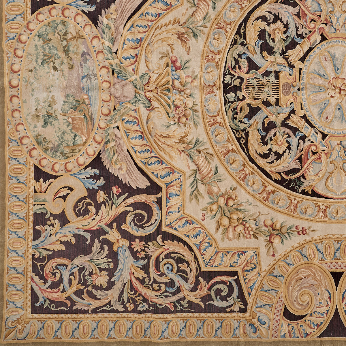 8087 Hand Knotted Savonnerie Carpet