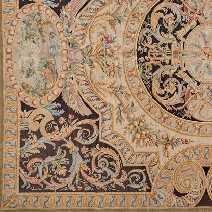 8087 Hand Knotted Savonnerie Carpet