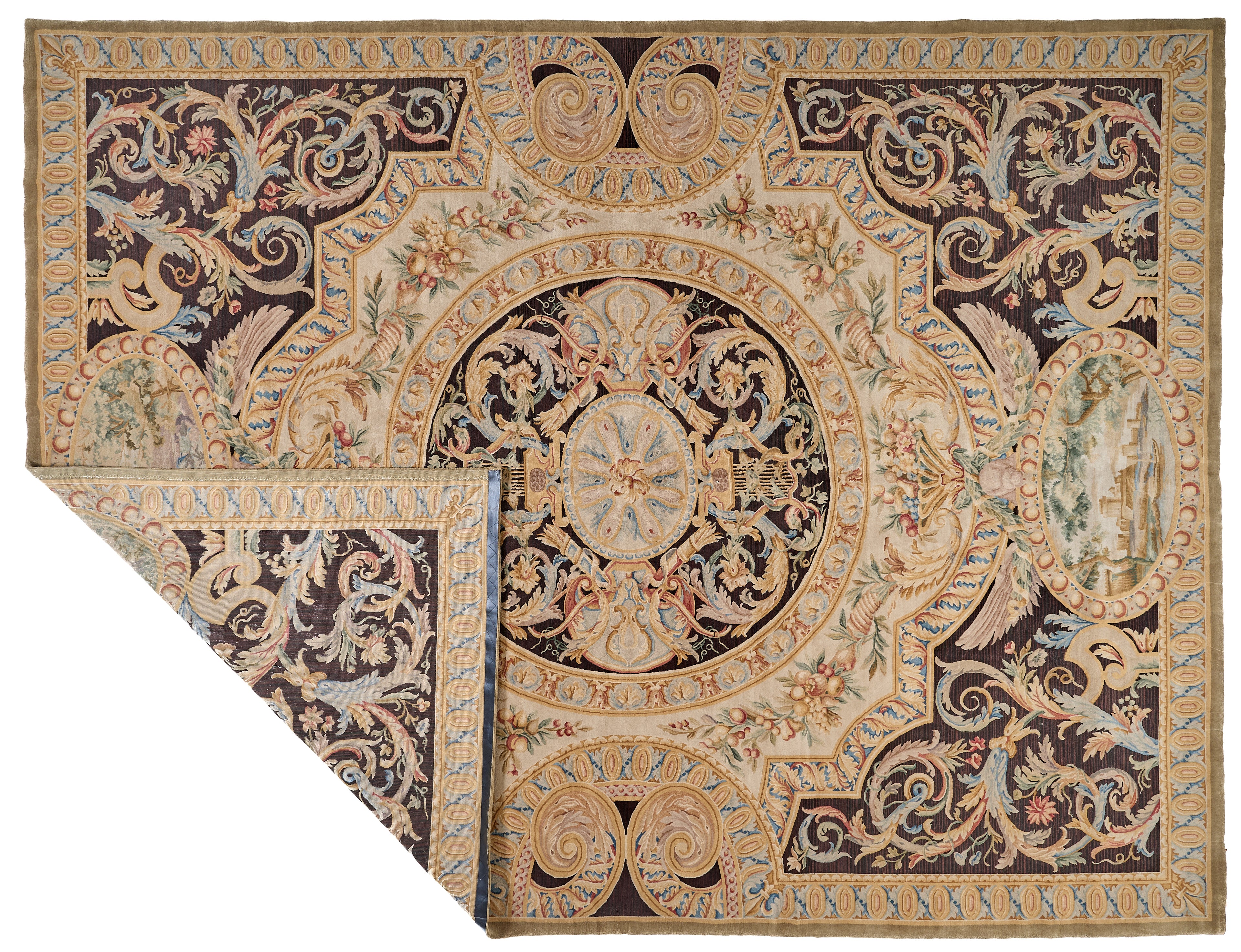 8087 Hand Knotted Savonnerie Carpet