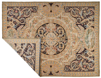 8087 Hand Knotted Savonnerie Carpet