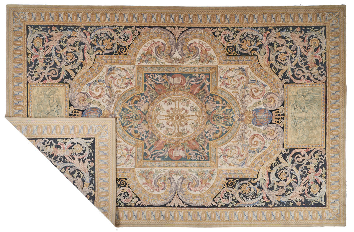 8088 Hand Knotted Savonnerie Carpet