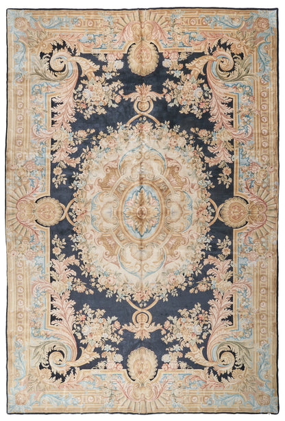 8092 Hand Knotted Savonnerie Carpet