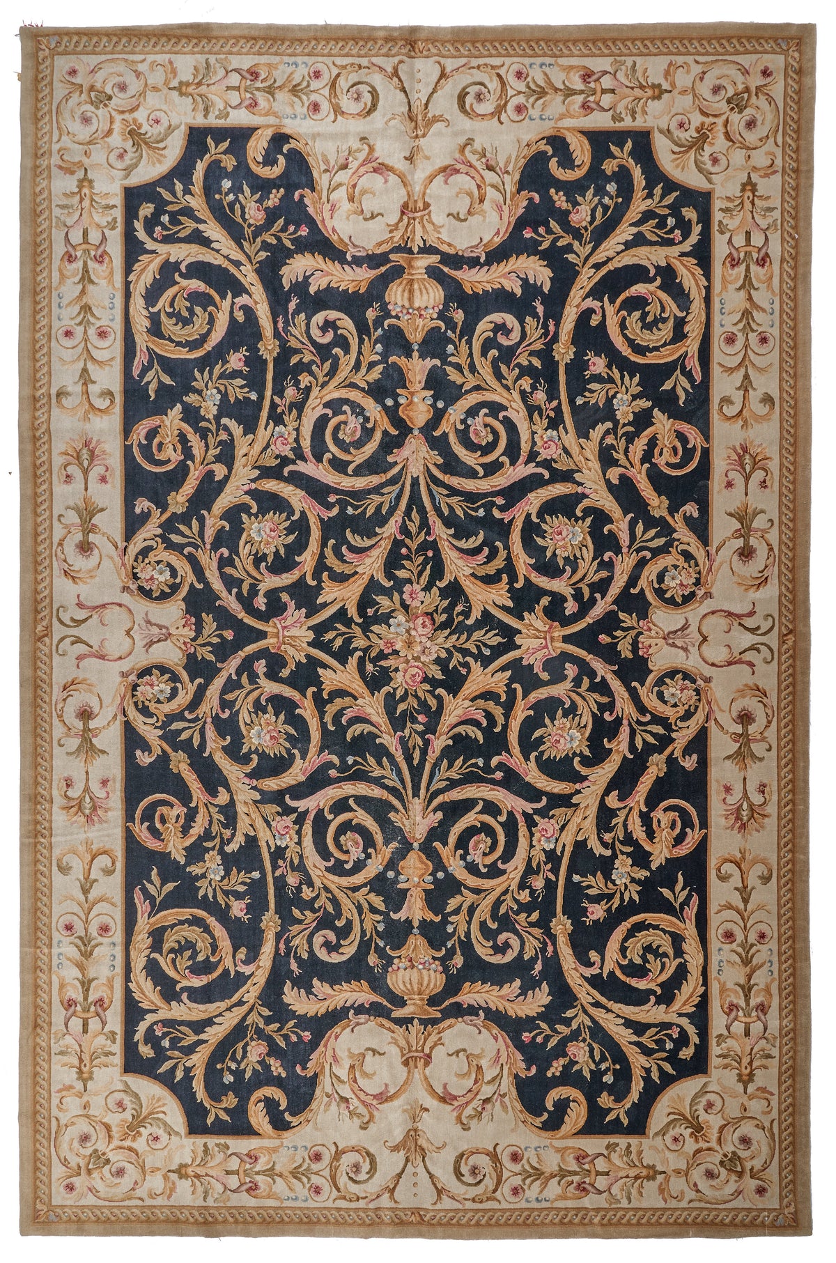 8093 Hand Knotted Savonnerie Carpet