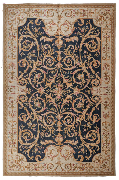 8093 Hand Knotted Savonnerie Carpet