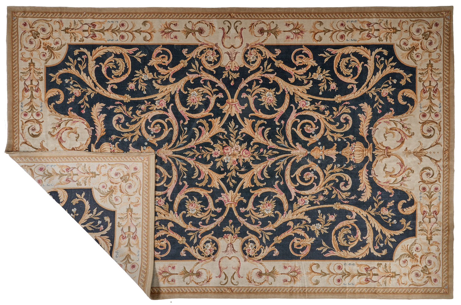 8093 Hand Knotted Savonnerie Carpet