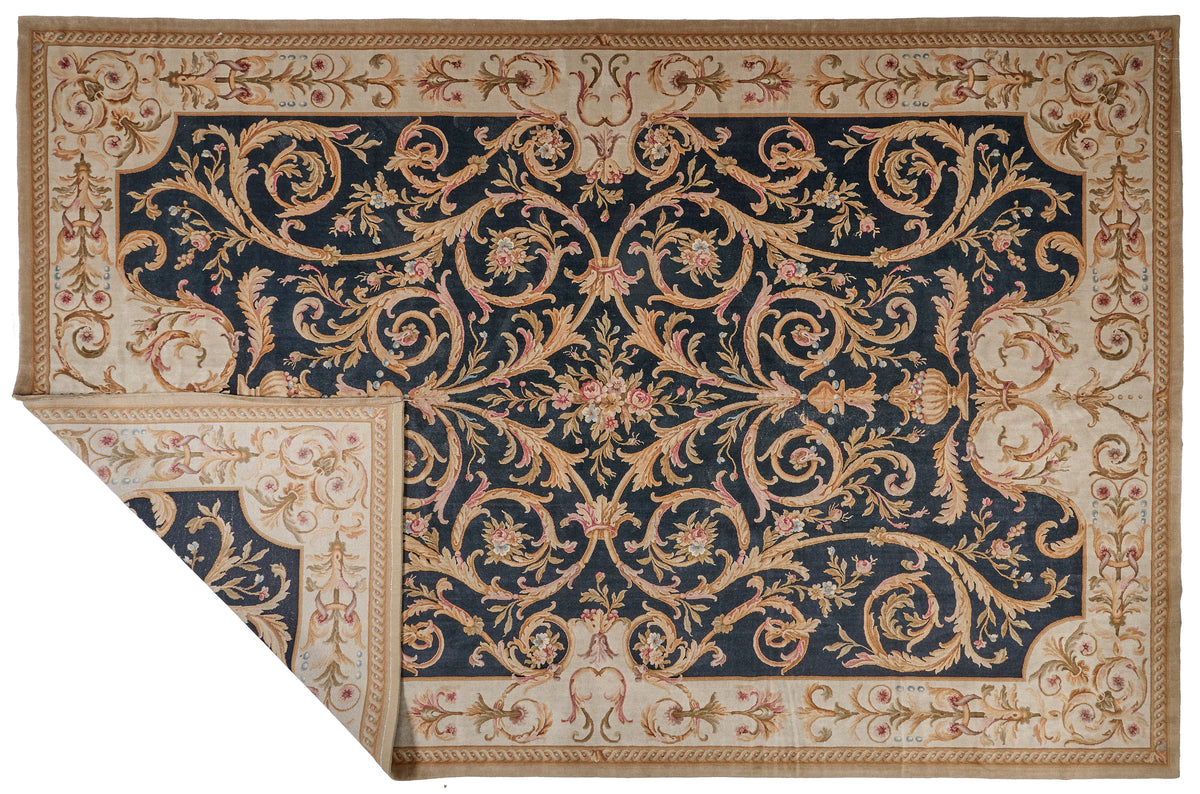 8093 Hand Knotted Savonnerie Carpet