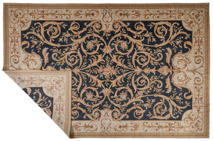 8093 Hand Knotted Savonnerie Carpet