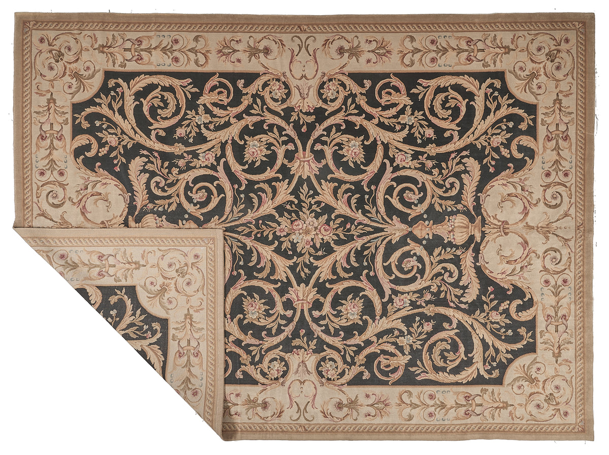 8094 Hand Knotted Savonnerie Carpet
