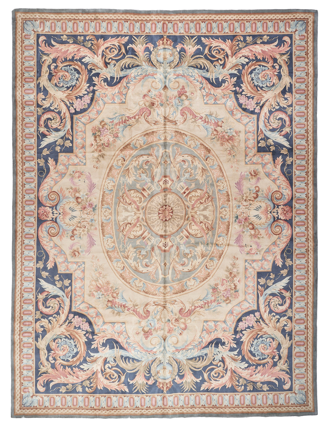 8095 Hand Knotted Savonnerie Carpet