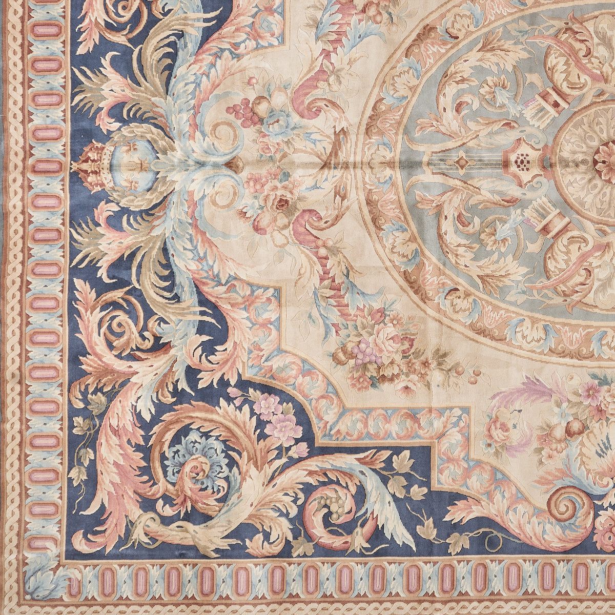 8095 Hand Knotted Savonnerie Carpet
