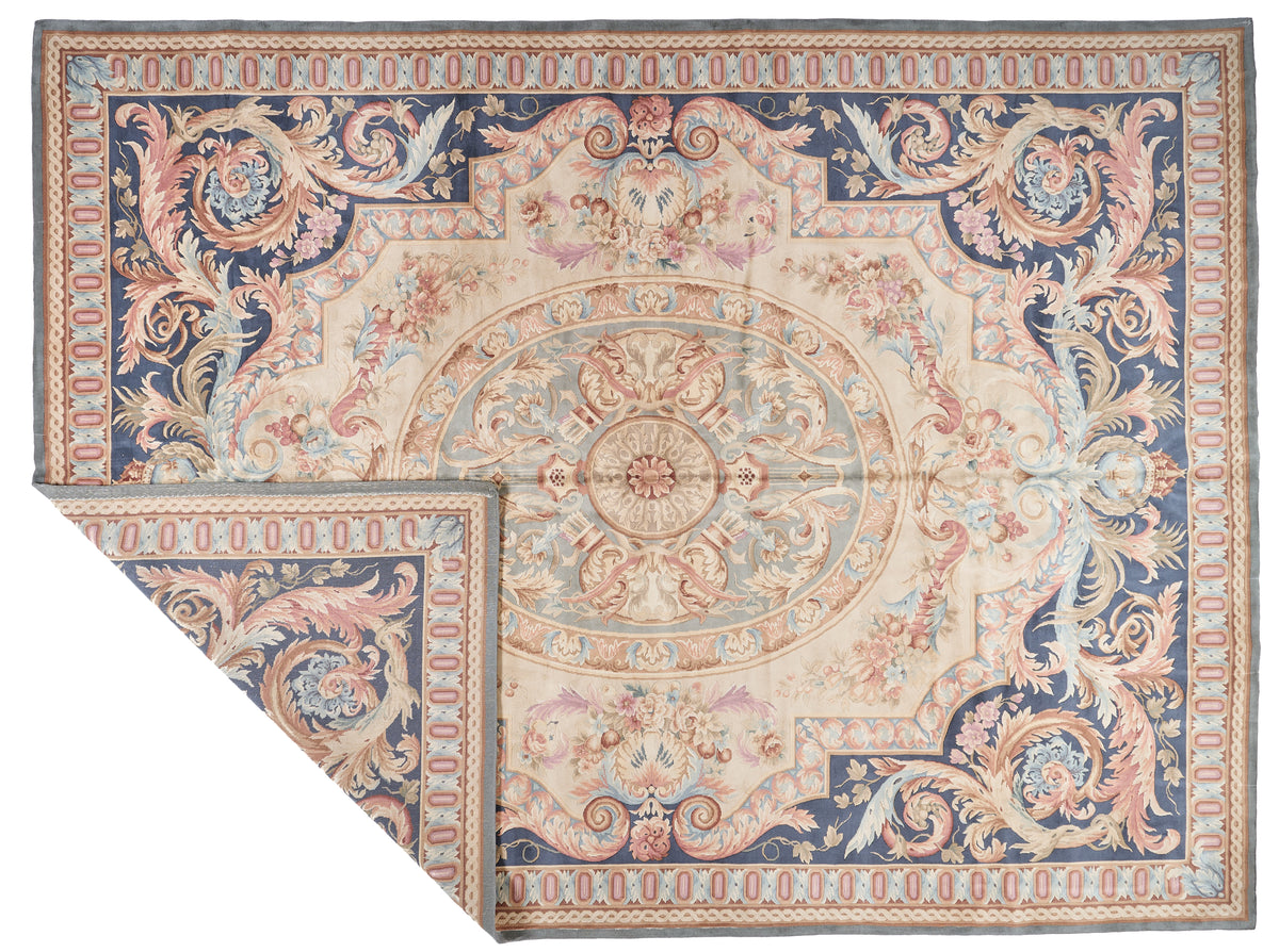 8095 Hand Knotted Savonnerie Carpet