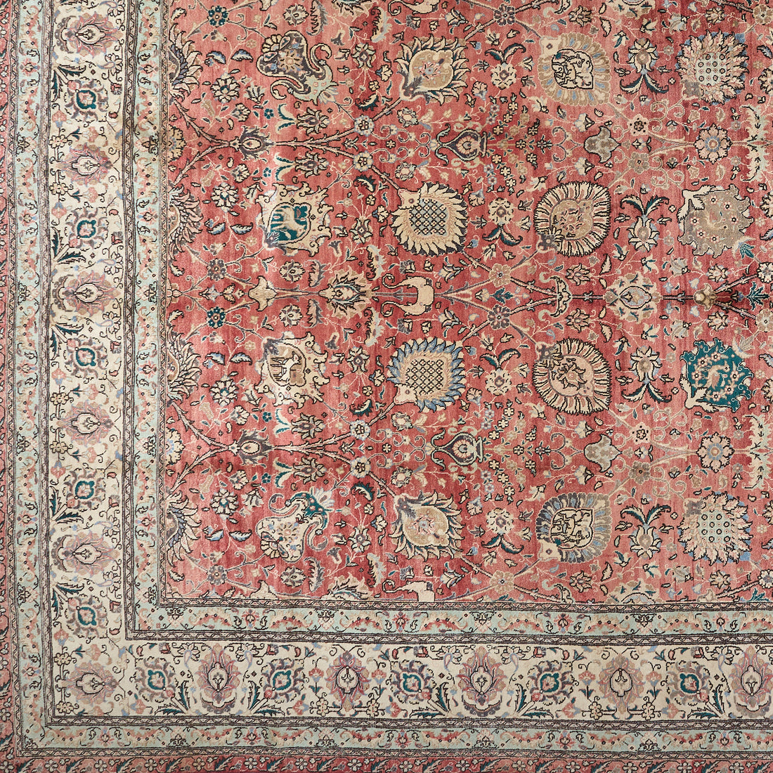 90002 Antique Persian Tabriz Circa 1880