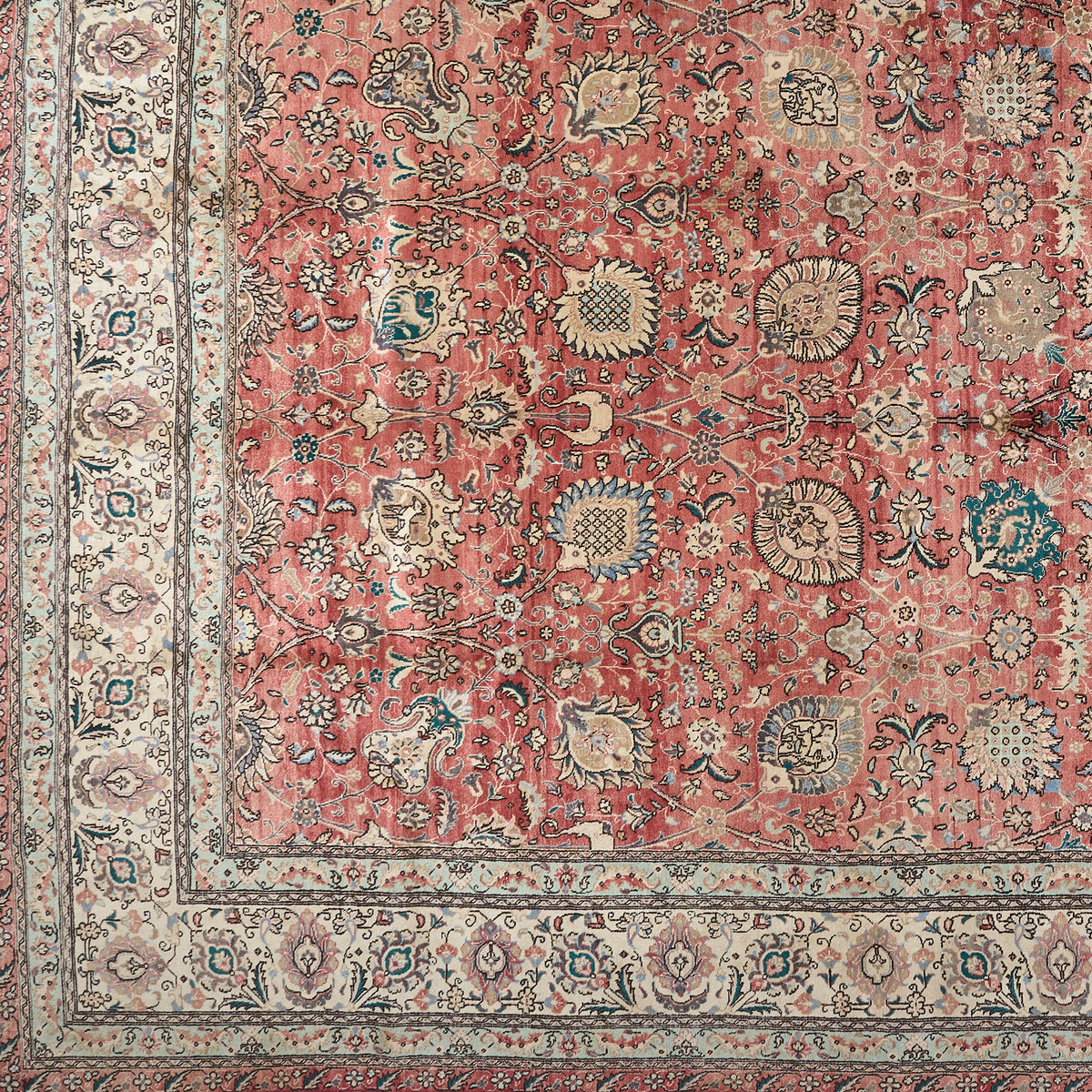90002 Antique Persian Tabriz Circa 1880