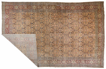 90007 Antique Persian Tabriz Circa 1880