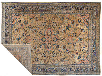 90010 Antique Persian Tabriz Carpet Circa 1900