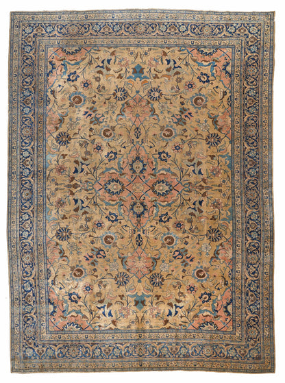 90010 Antique Persian Tabriz Carpet Circa 1900