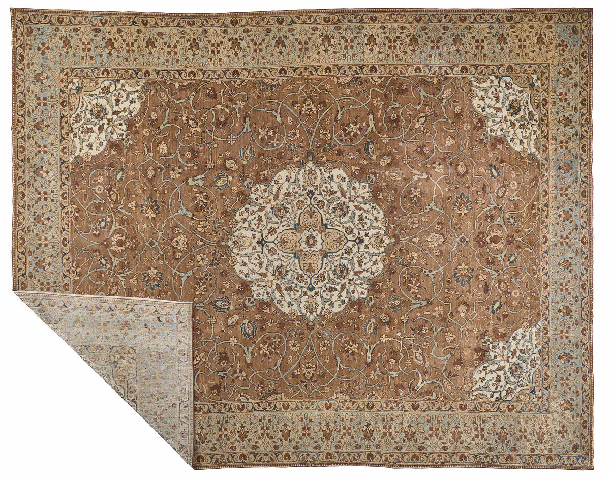90011 Antique Persian Tabriz Carpet Circa 1920