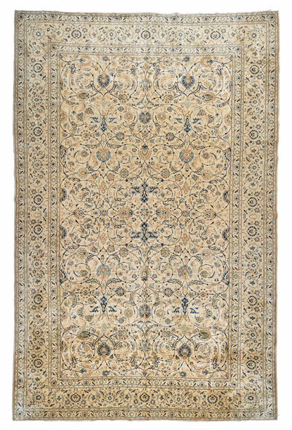 90015 Semi-Antique Persian Kashan Circa 1920