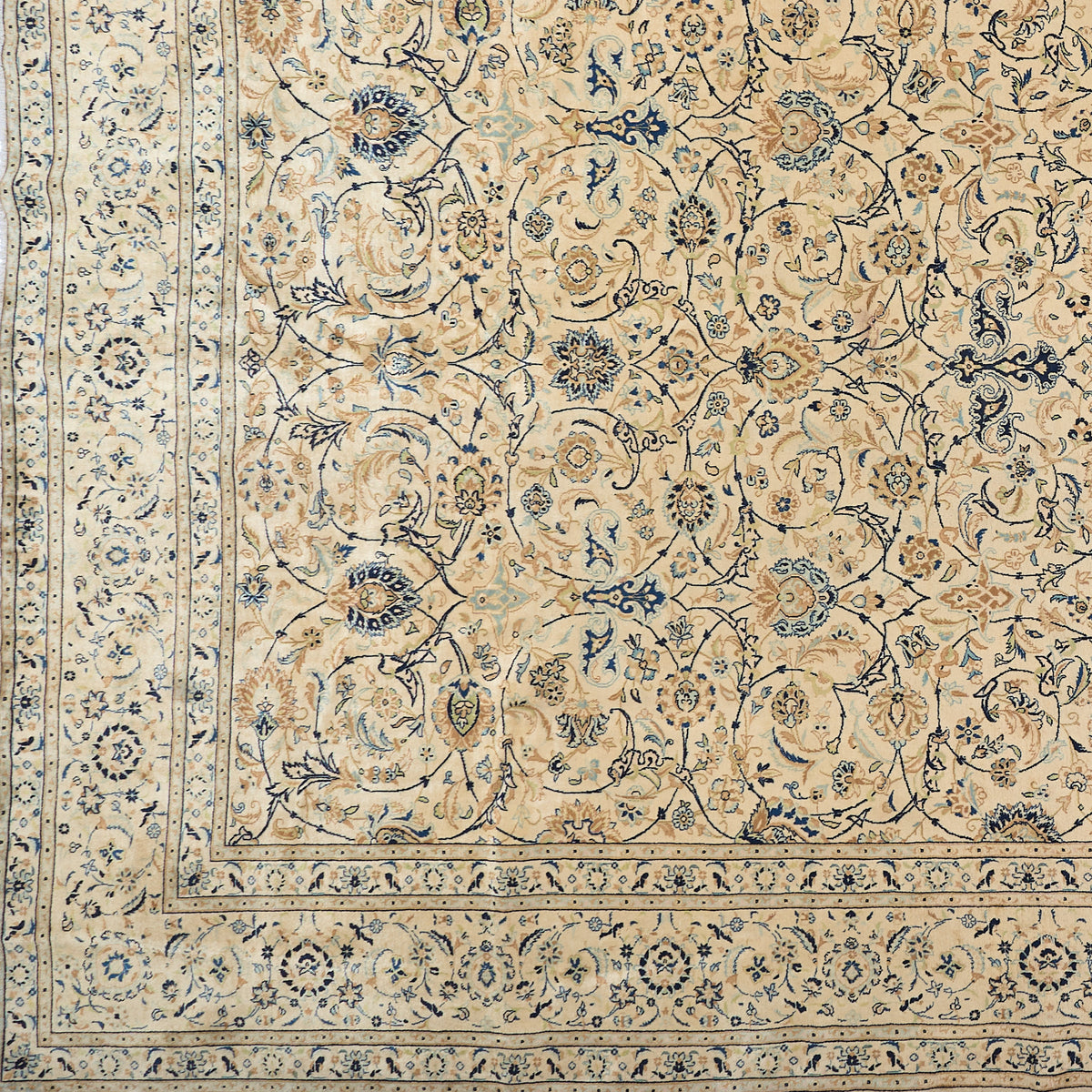90015 Semi-Antique Persian Kashan Circa 1920