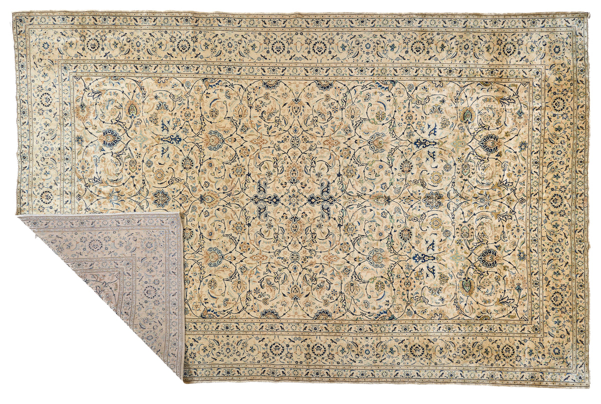90015 Semi-Antique Persian Kashan Circa 1920