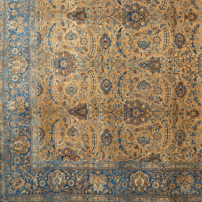 90023 Antique Persian laver Kerman Circa 1900