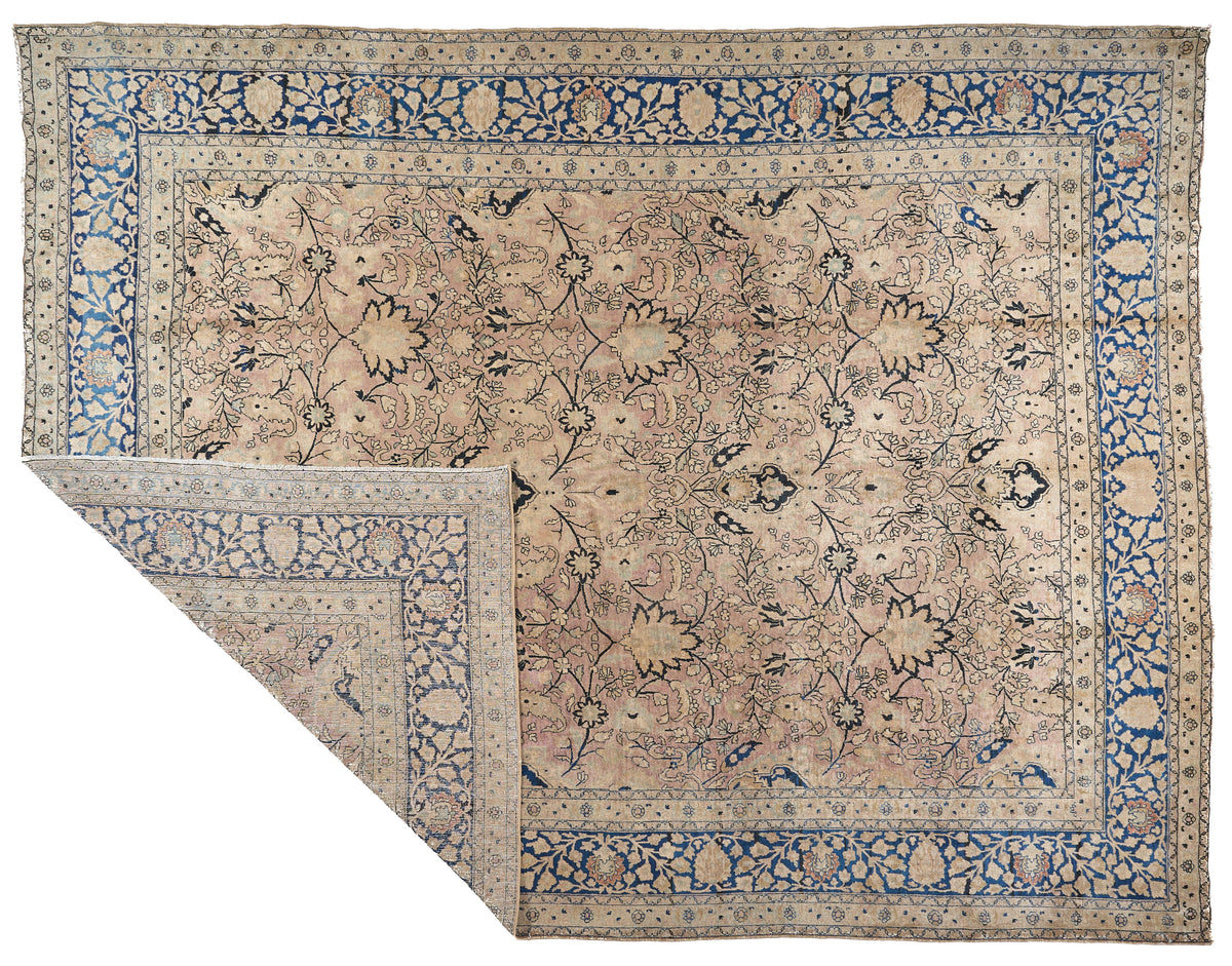 90026 Antique Persian Tabriz Carpet Circa 1920