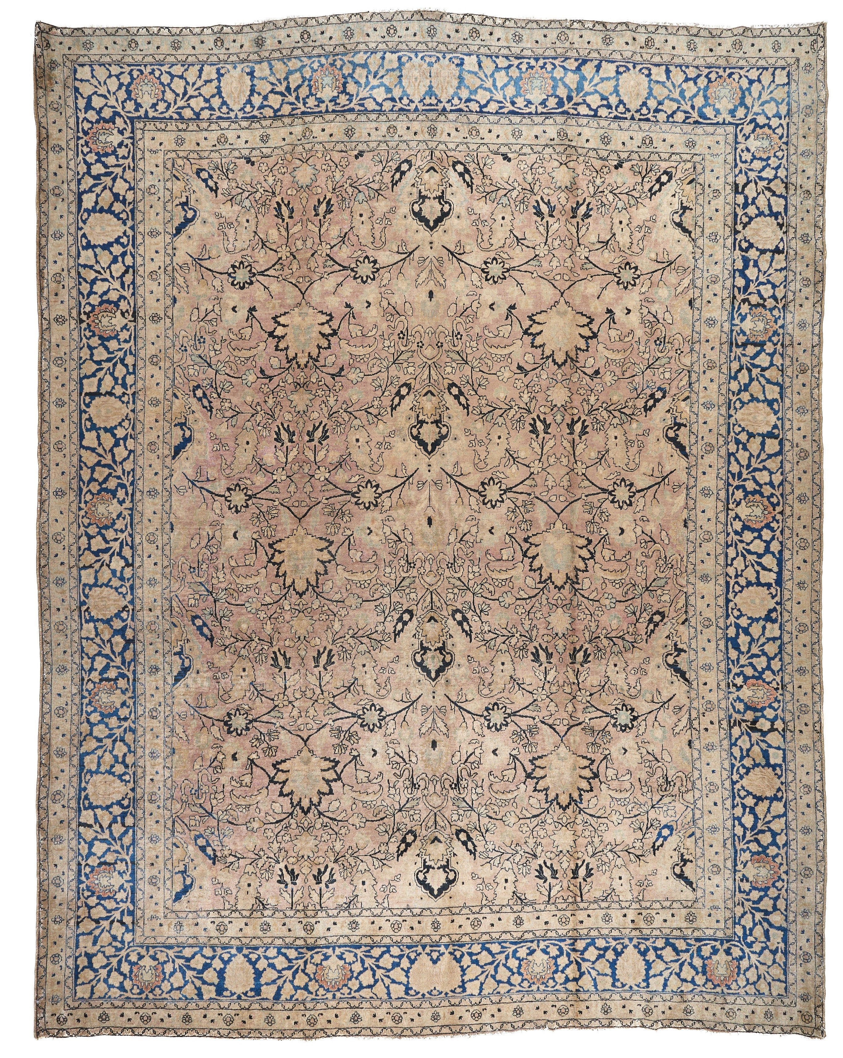 90026 Antique Persian Tabriz Carpet Circa 1920