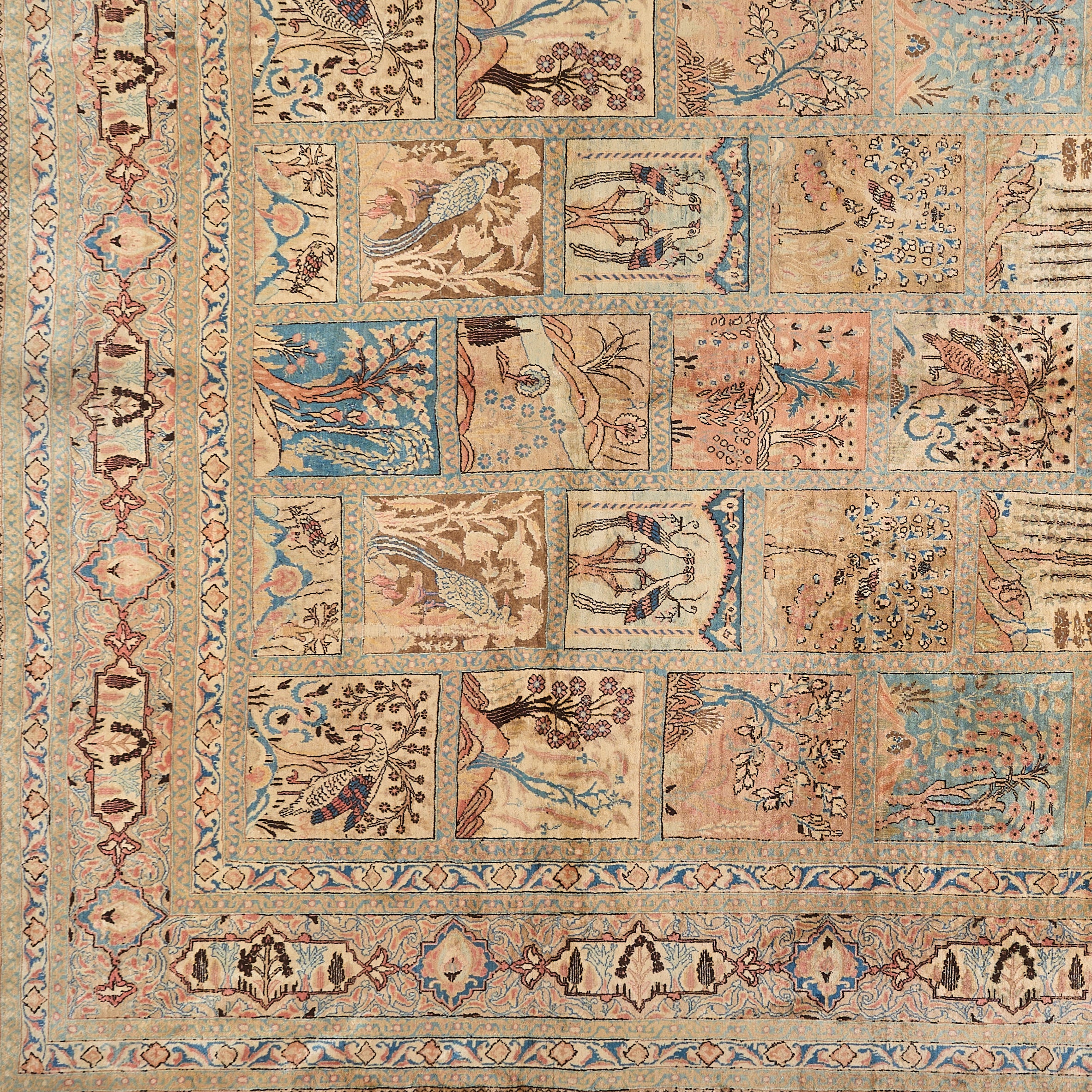 90031 Antique Persian Tabriz Rug Circa 1920