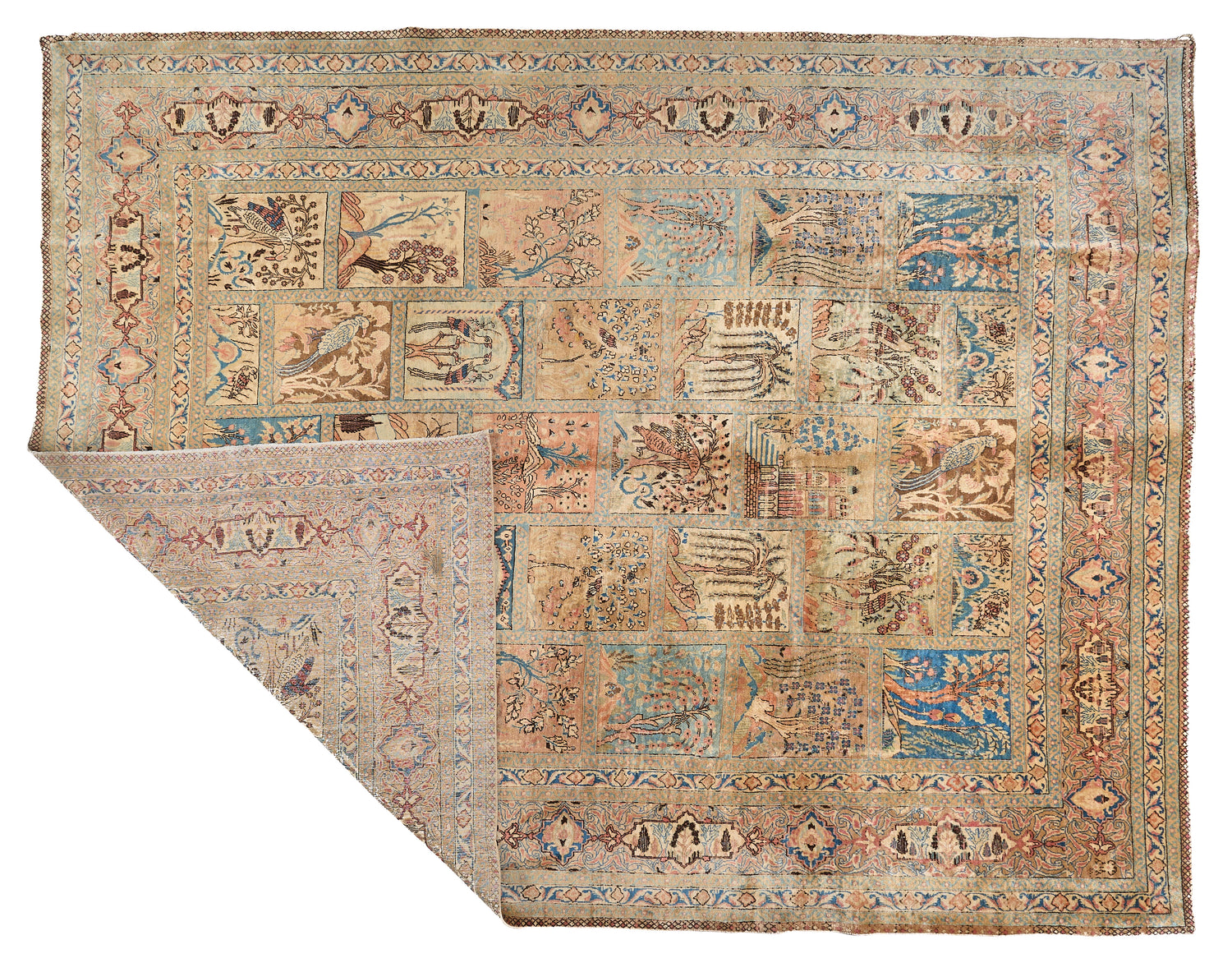 90031 Antique Persian Tabriz Rug Circa 1920