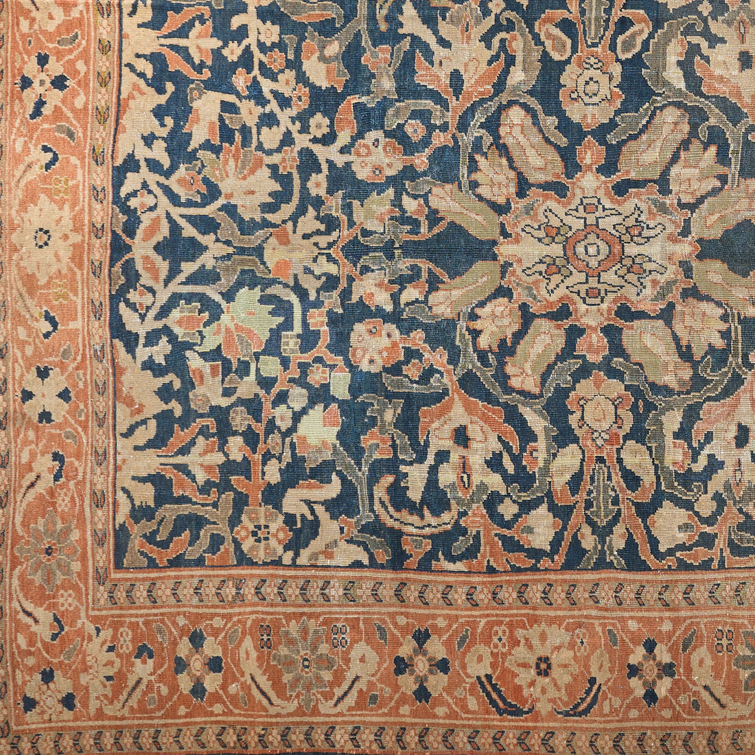 90035 Antique Persian Sultanabad Rug Circa 1880