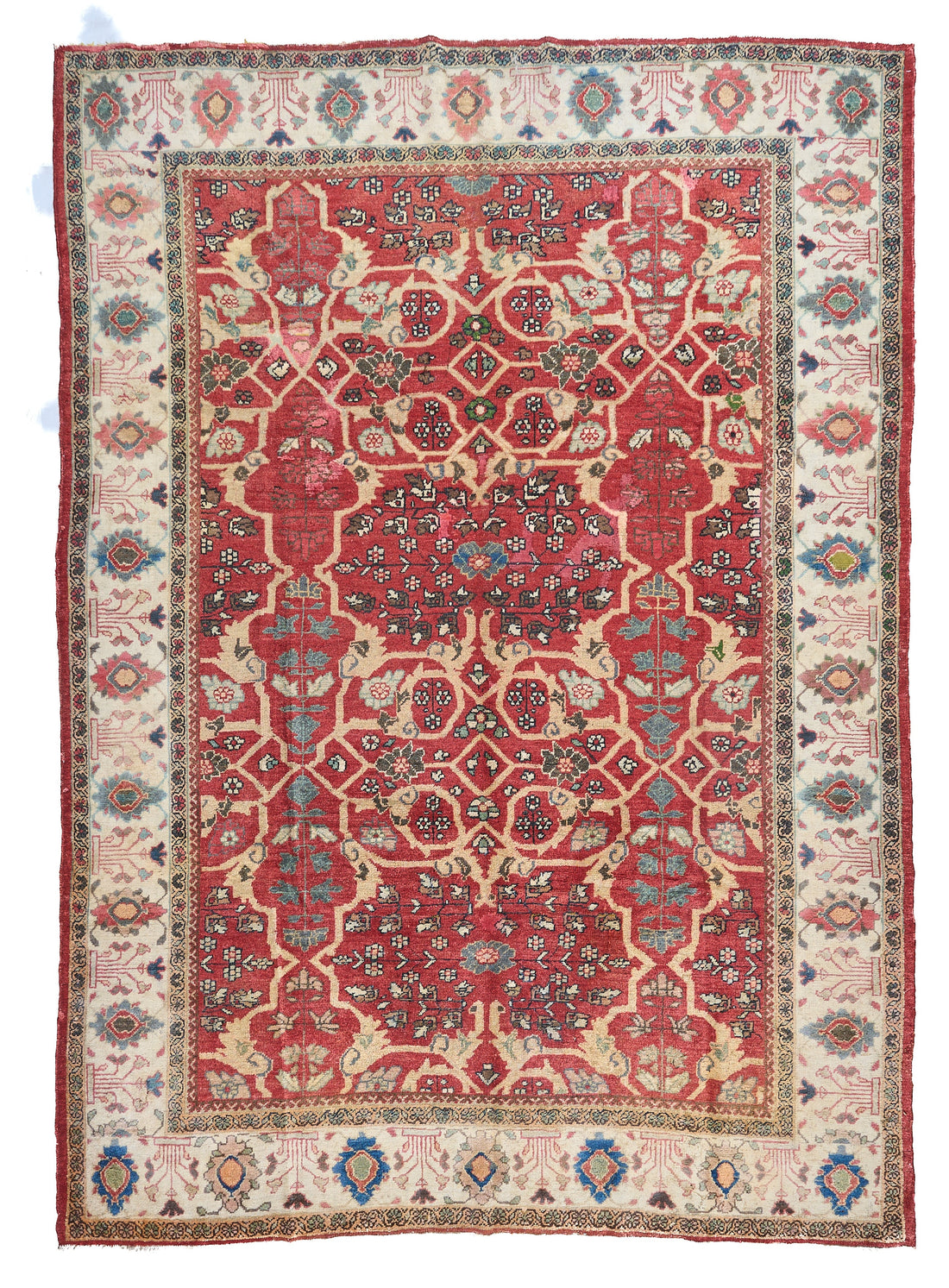 90036 Antique Persian Sultanabad Rug Circa 1880