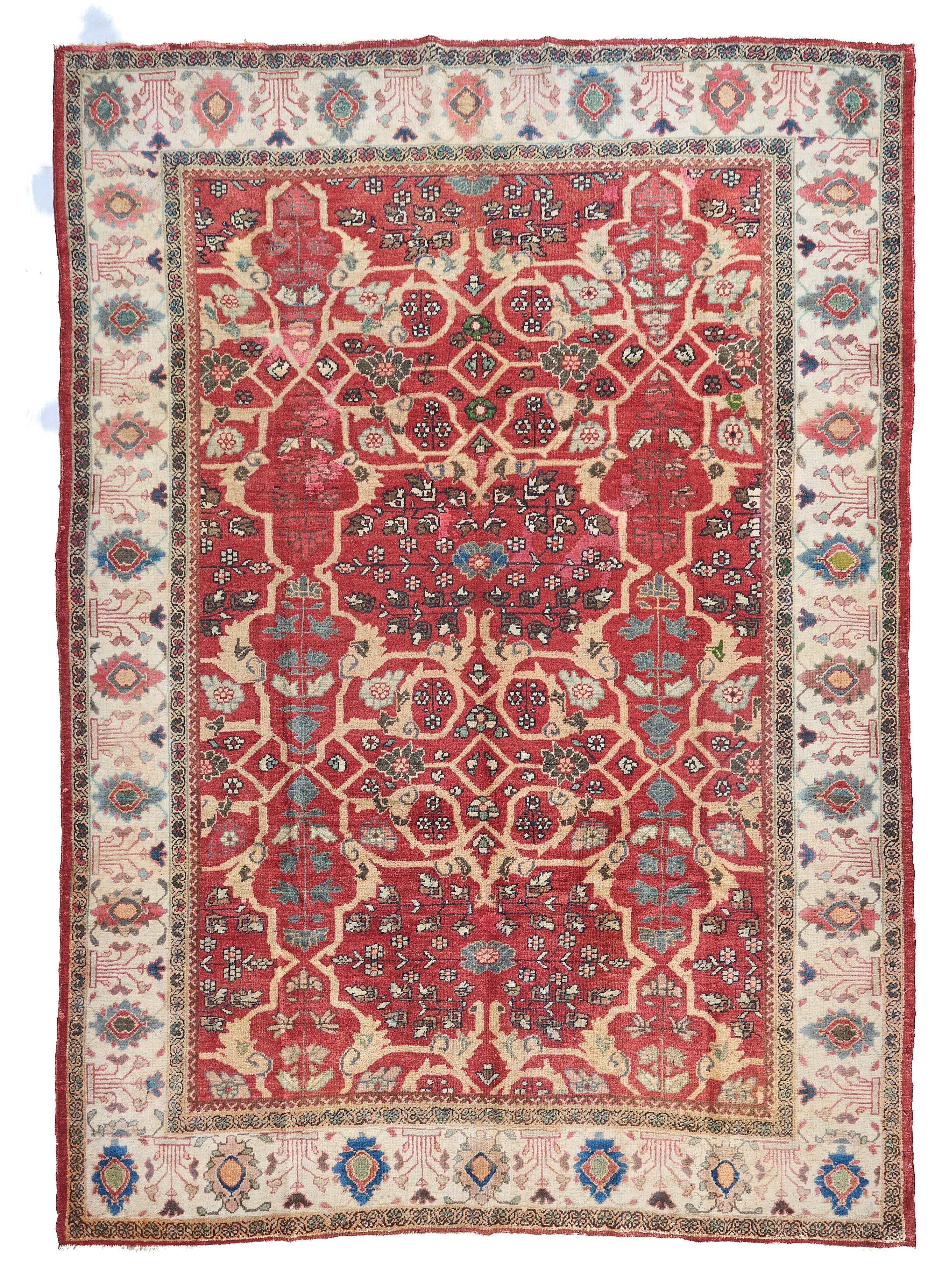 90036 Antique Persian Sultanabad Rug Circa 1880