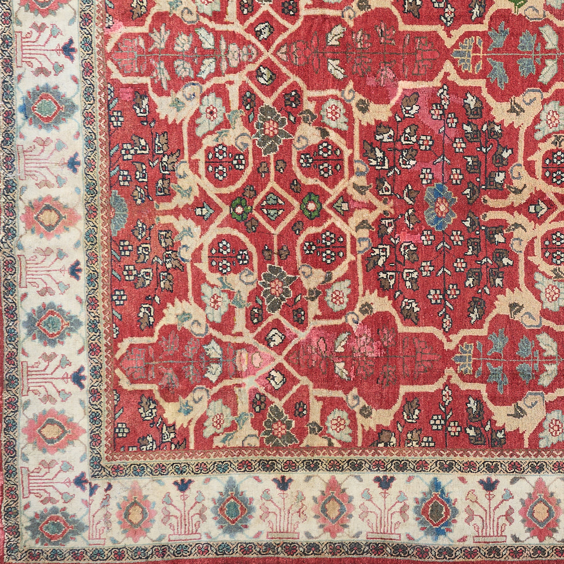 90036 Antique Persian Sultanabad Rug Circa 1880