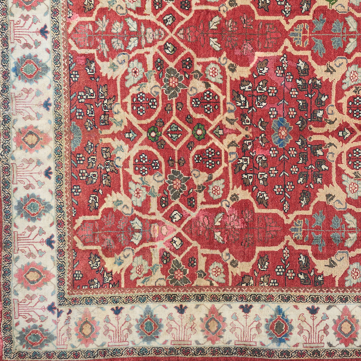 90036 Antique Persian Sultanabad Rug Circa 1880