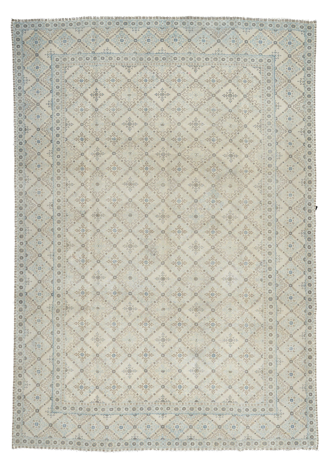 90040 Semi-Antique Persian Tabriz Rug Circa 1920